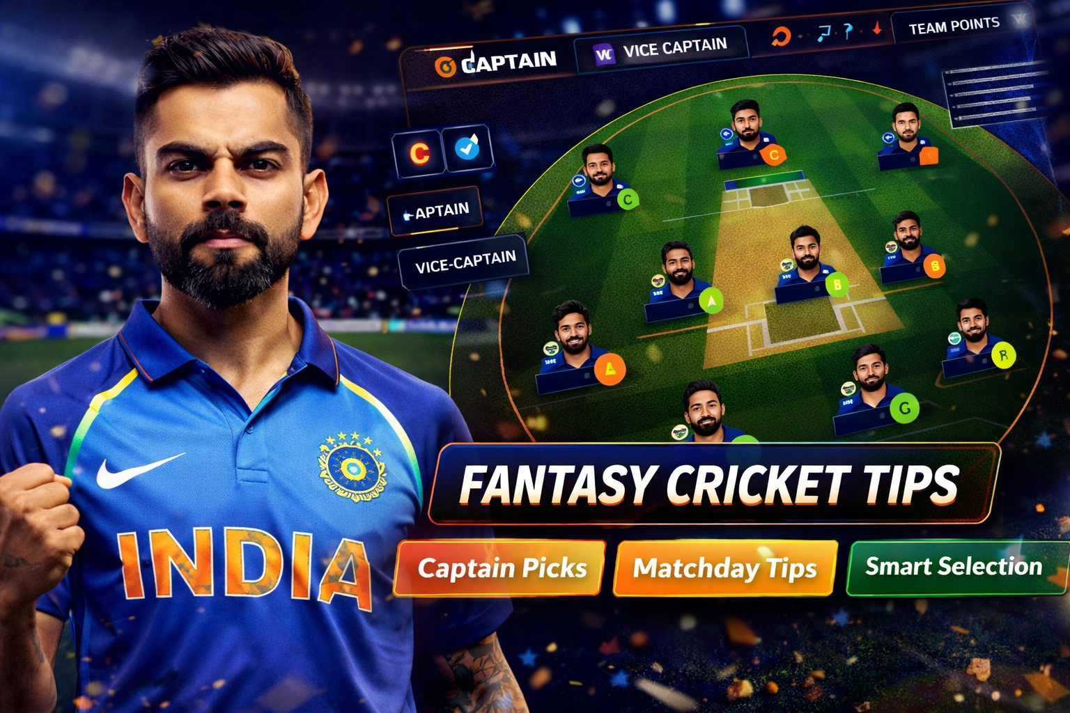 Cricket APK Zone role based fantasy cricket checklist