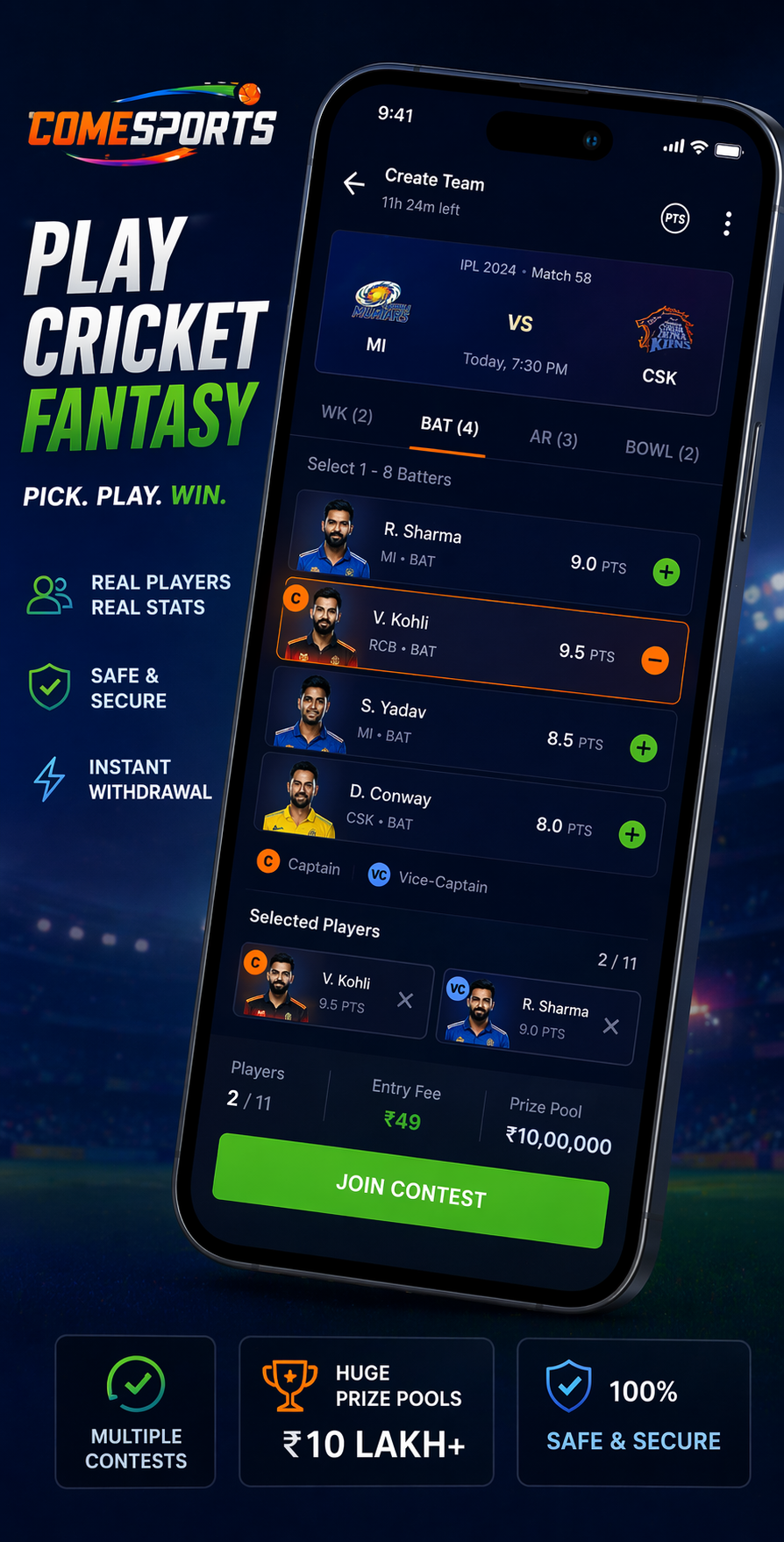 Cricket APK Zone cricket fantasy visual